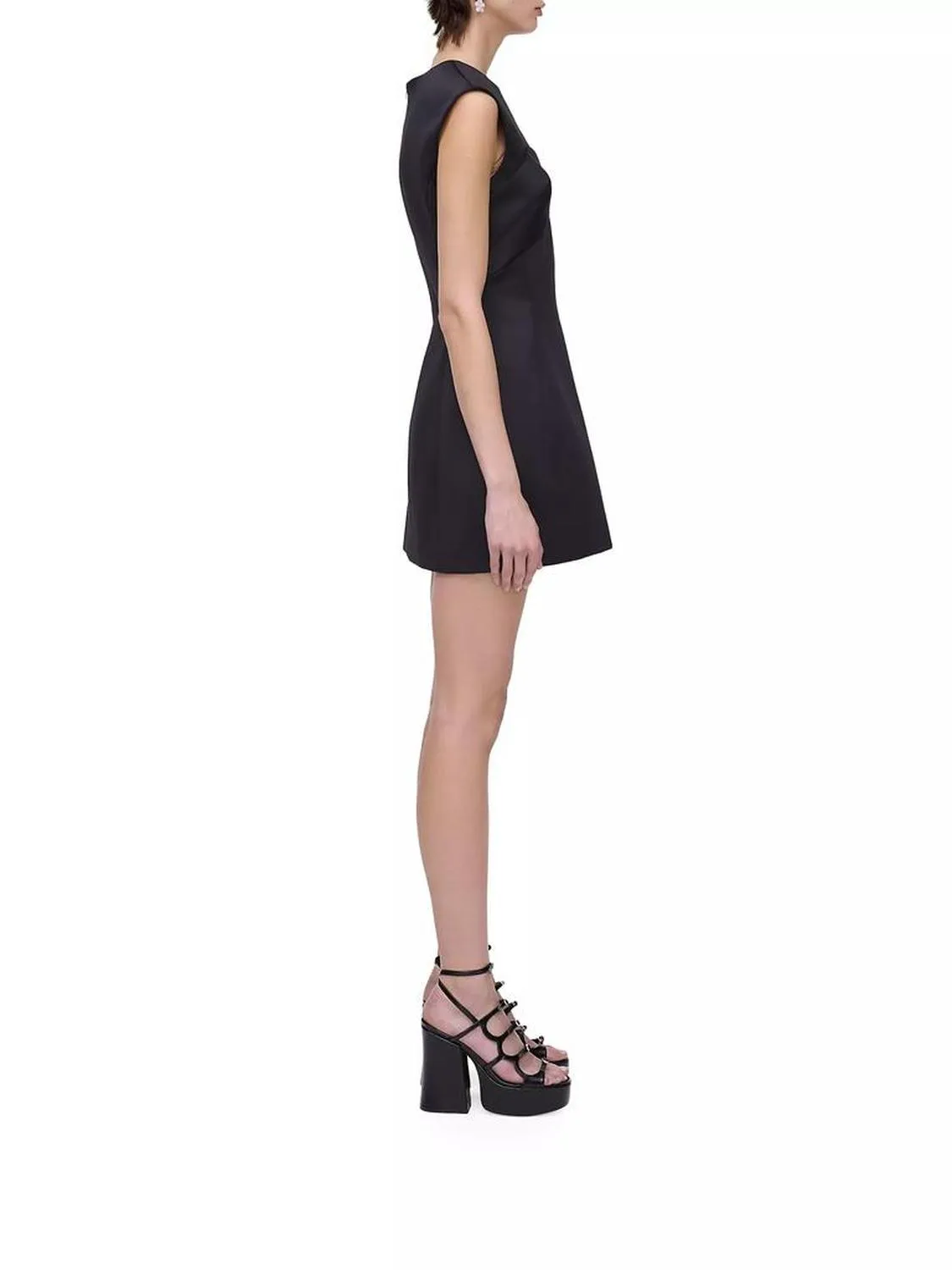 Kiki Leather Platform Pump Sandals