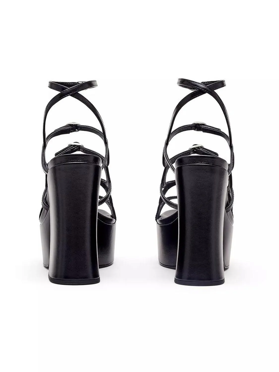 Kiki Leather Platform Pump Sandals