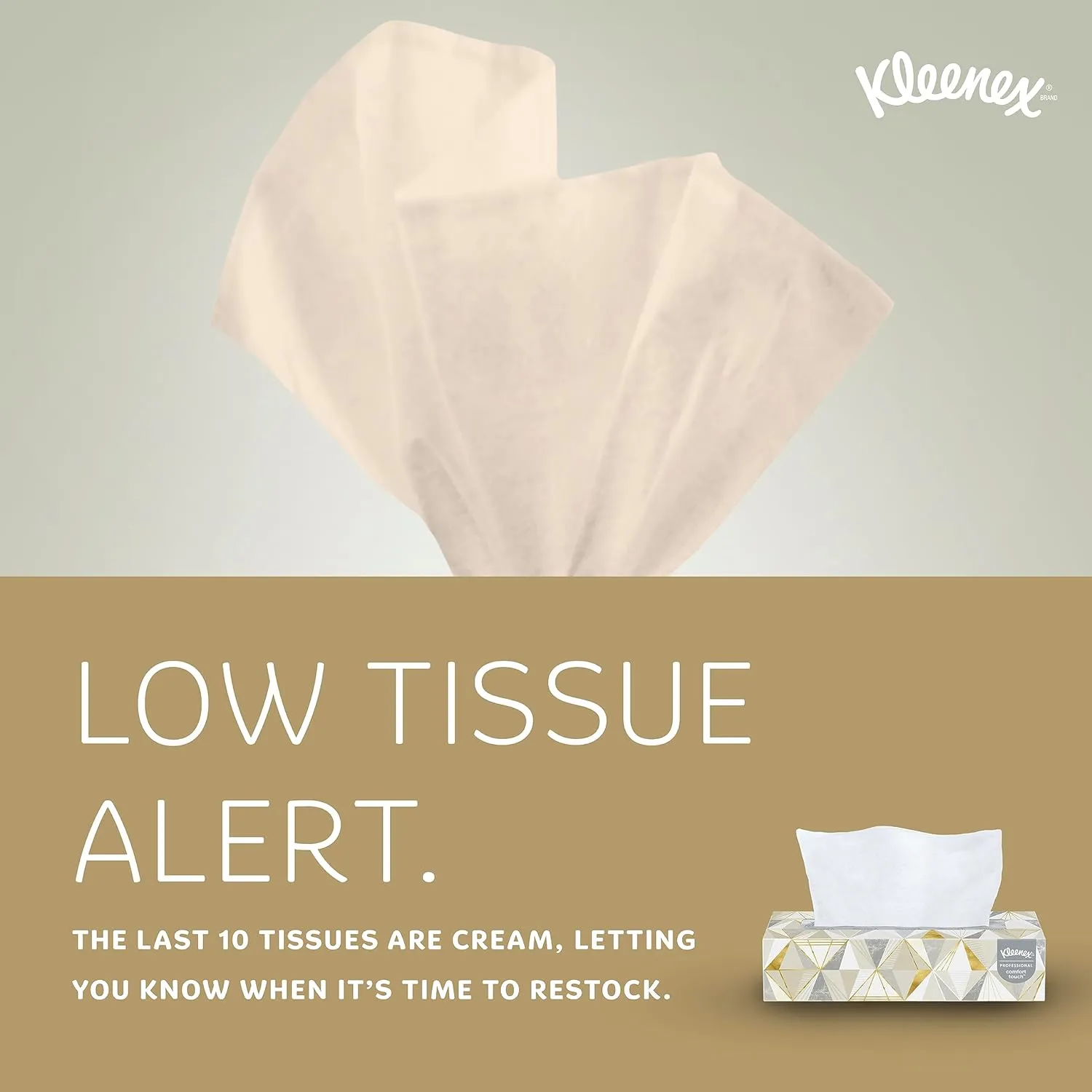 Kleenex Professional Facial Tissue, Bulk (21606), 2-Ply, White, Flat Boxed Format, Designed for Business (125 Tissues/Box, 48 Boxes, 6,000 Sheets/Case)