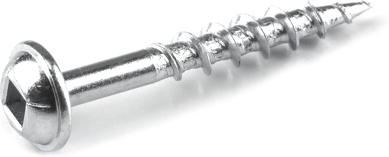 Kreg SML-C125-1200 Zinc Pocket Screw - 1 1/4 Inch #8 Coarse Thread - Maxi-Loc Head - 1200 Count