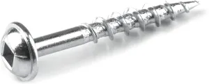 Kreg SML-C125-1200 Zinc Pocket Screw - 1 1/4 Inch #8 Coarse Thread - Maxi-Loc Head - 1200 Count