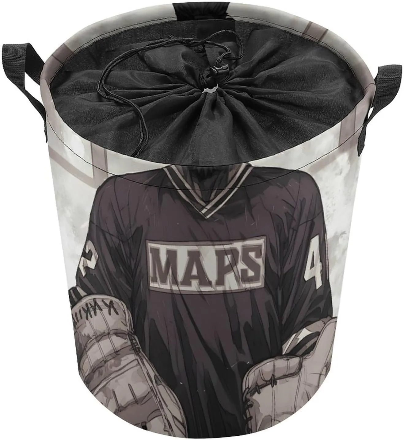 Laundry Hampers, Large Drawstring Laundry Bag, Removable Laundry Bags, Collapsible Storage Bin with Handles for Home Organization, Kids Room, Nursery Outerwear