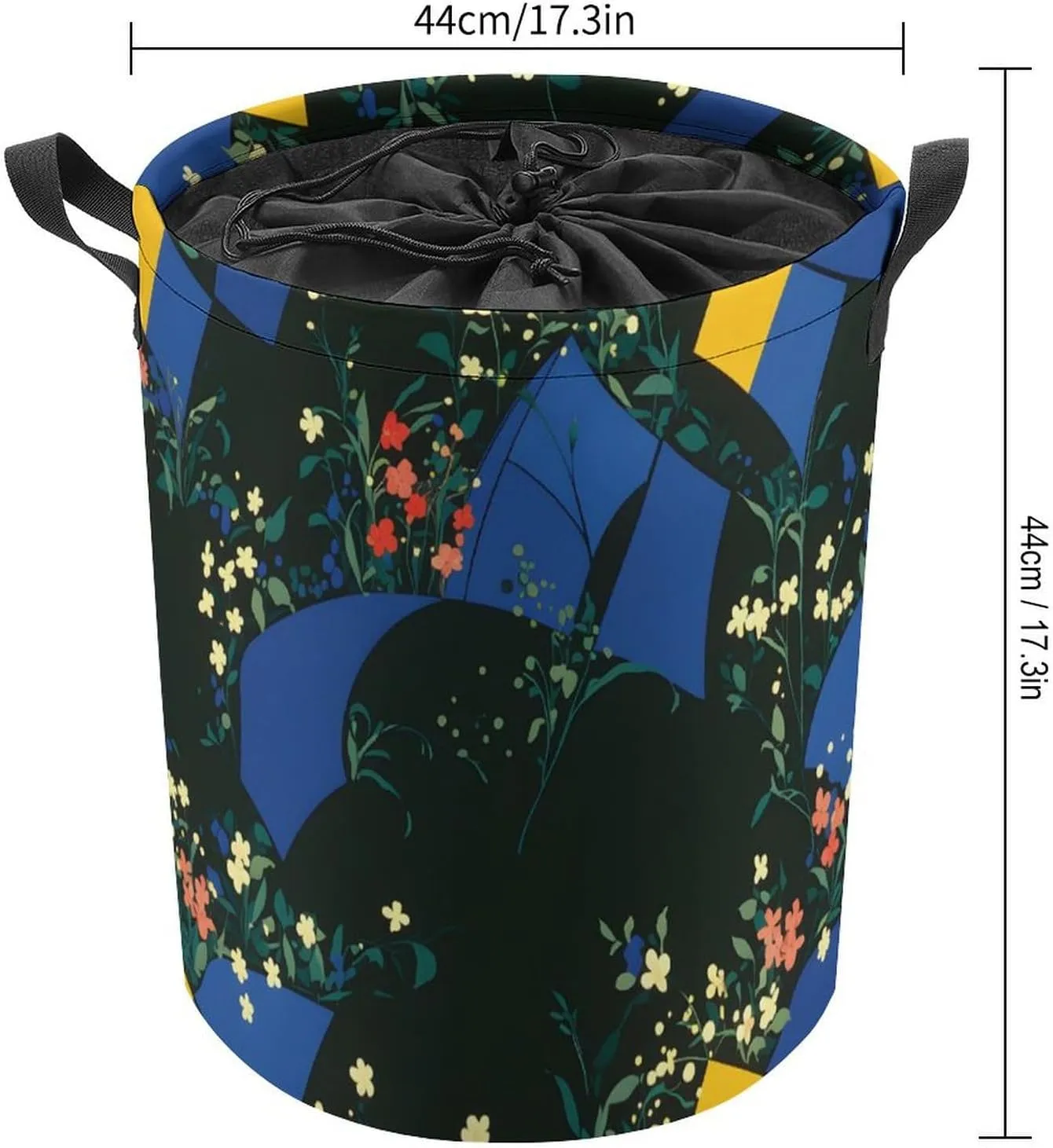 Laundry Hampers, Large Drawstring Laundry Bag, Removable Laundry Bags, Collapsible Storage Bin with Handles for Home Organization, Kids Room, Nursery Vertebrate
