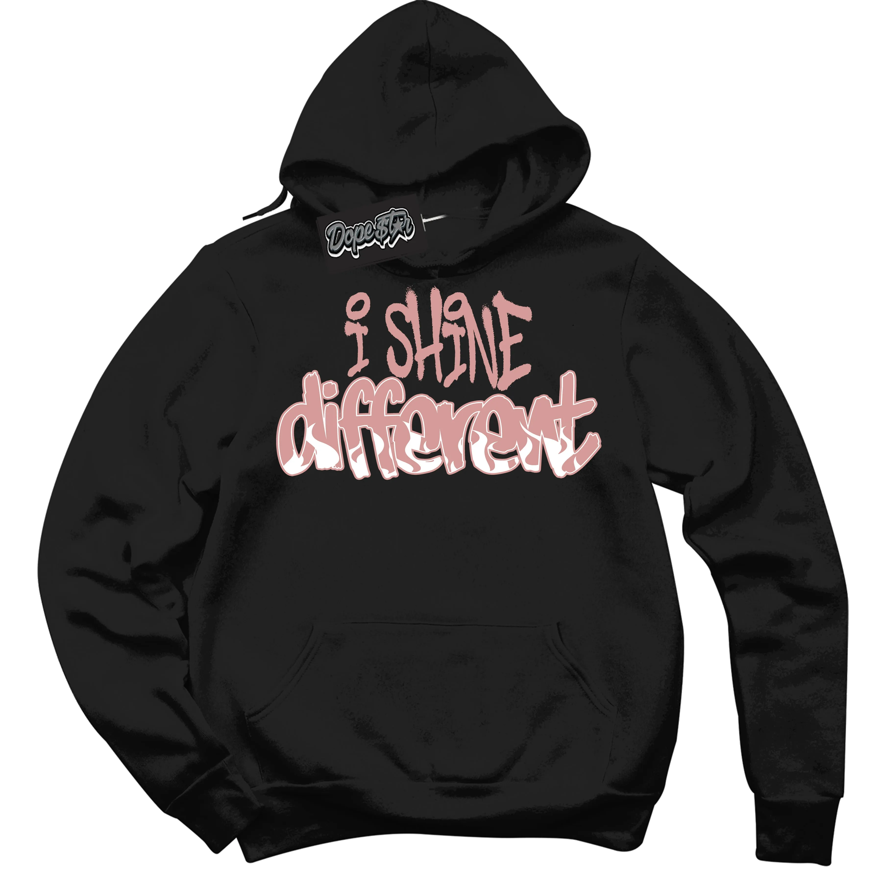 Legend Pink 1s Sneaker Hoodie I Shine Different Graphic