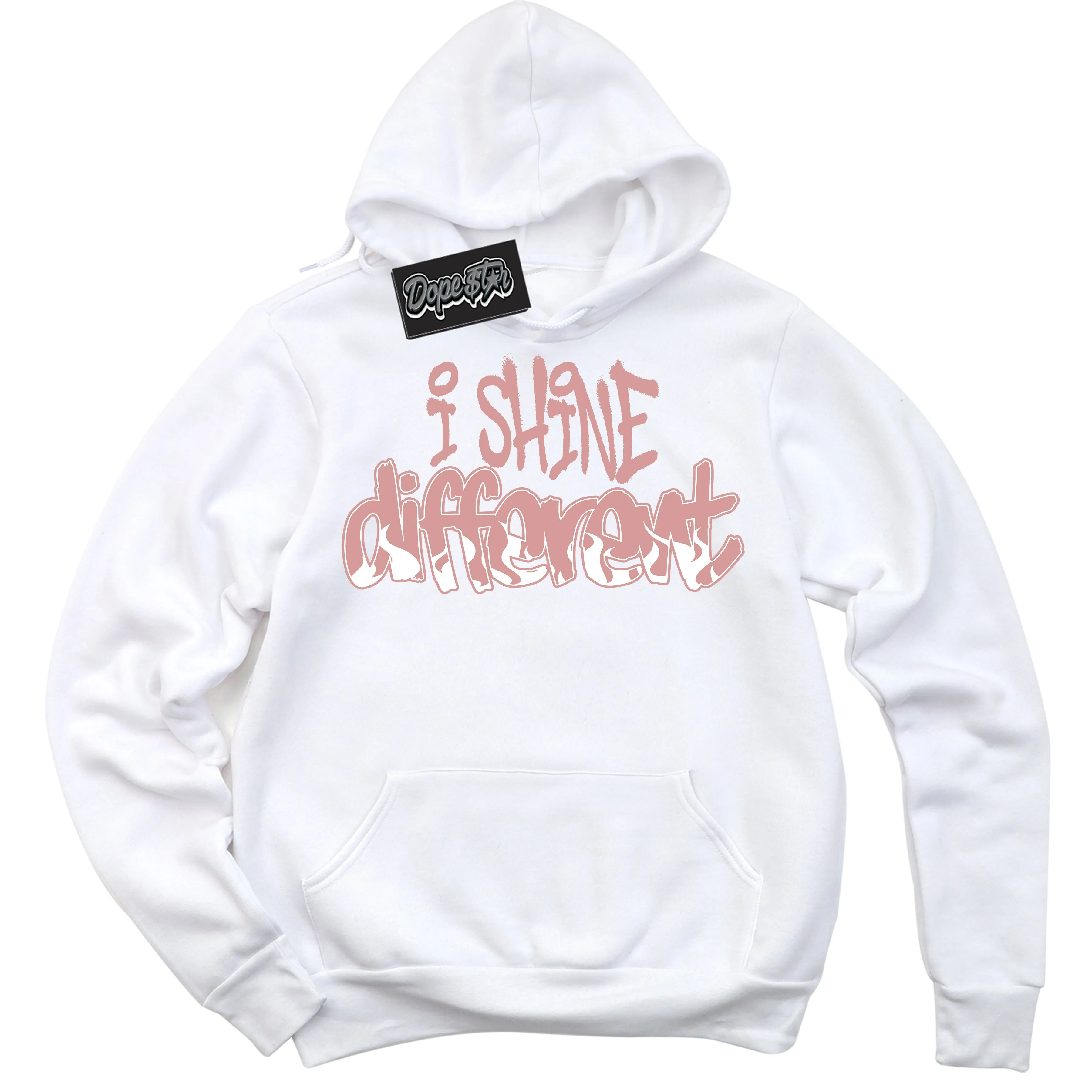 Legend Pink 1s Sneaker Hoodie I Shine Different Graphic