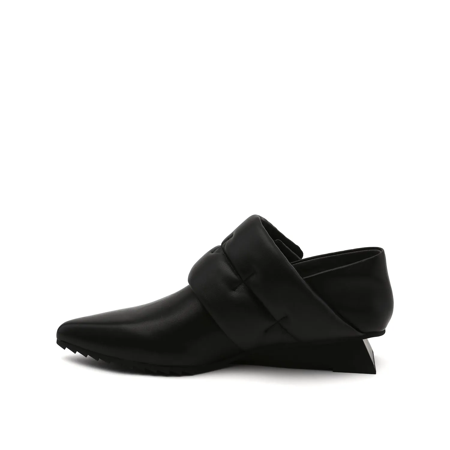 Lev Puffer Mule - Black