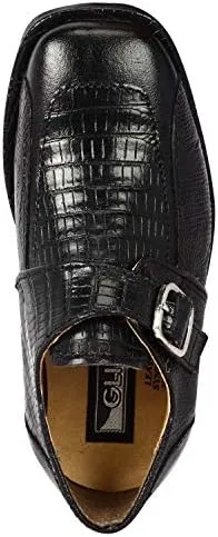 LIBERTYZENO Boys Animal Print Genuine Leather Kids Lace Up Oxford Dress Shoes for Easter Gift