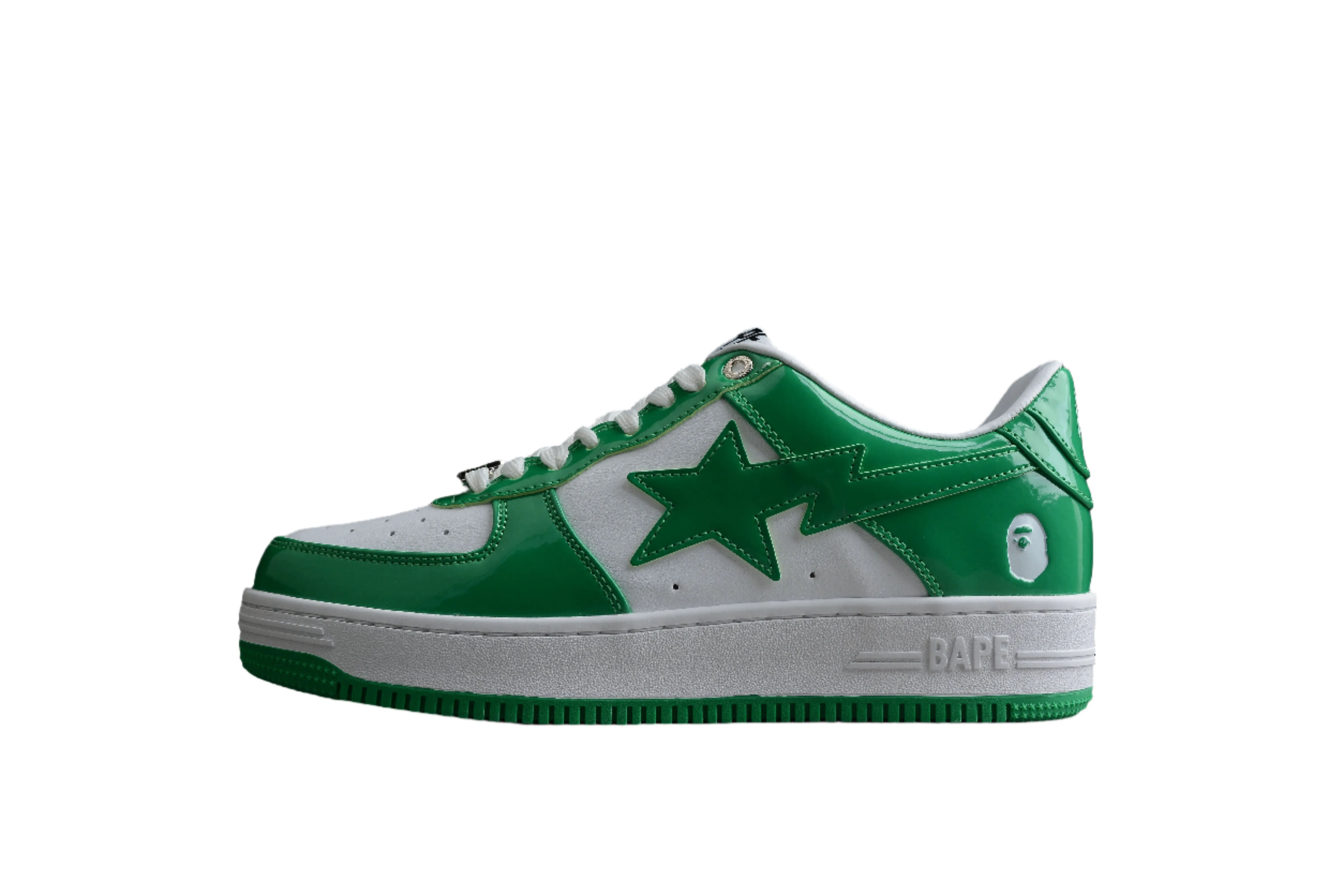 Low-Top and STA BAPE Sneakers Custom design Green Durable White