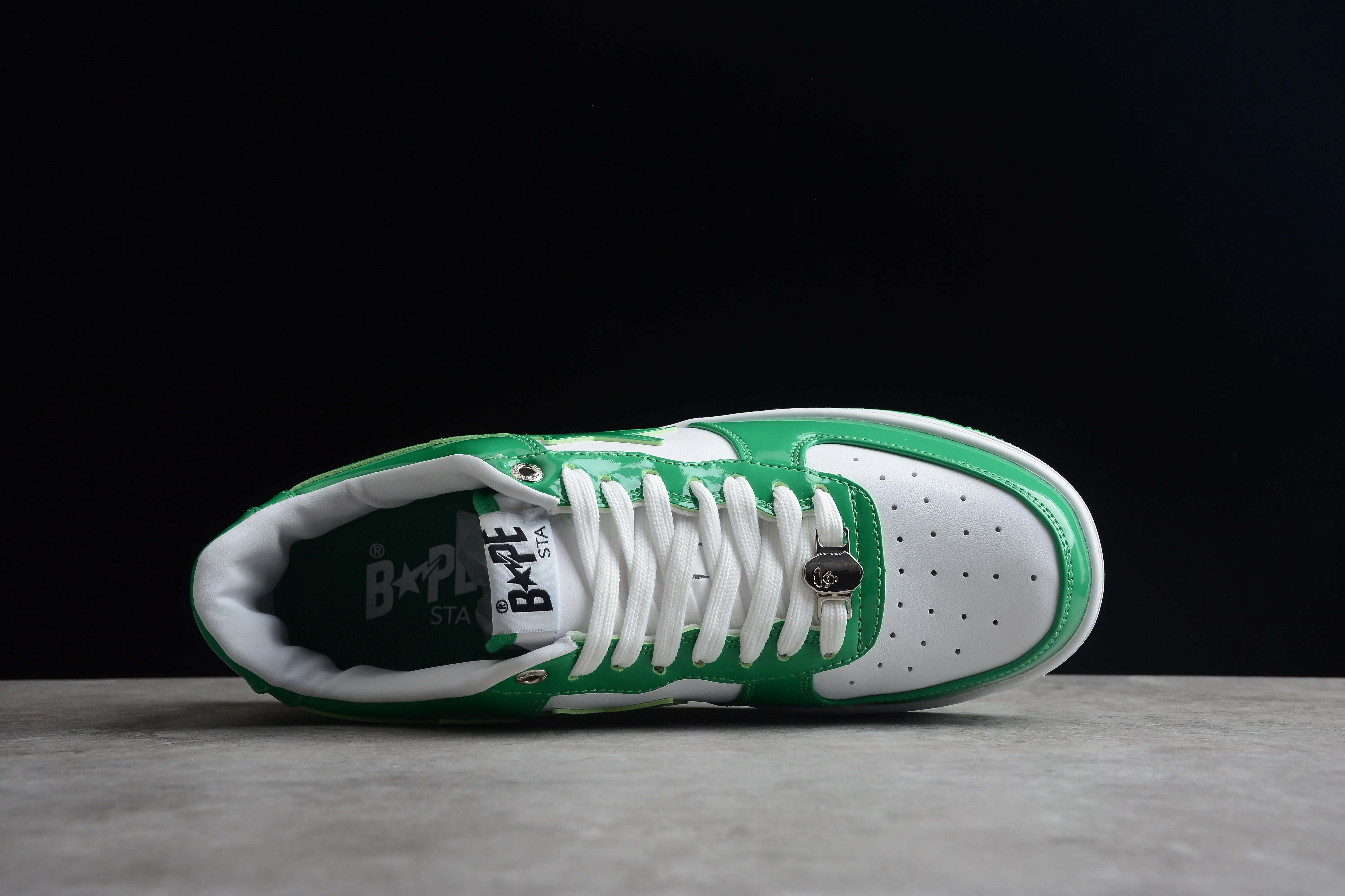 Low-Top and STA BAPE Sneakers Custom design Green Durable White