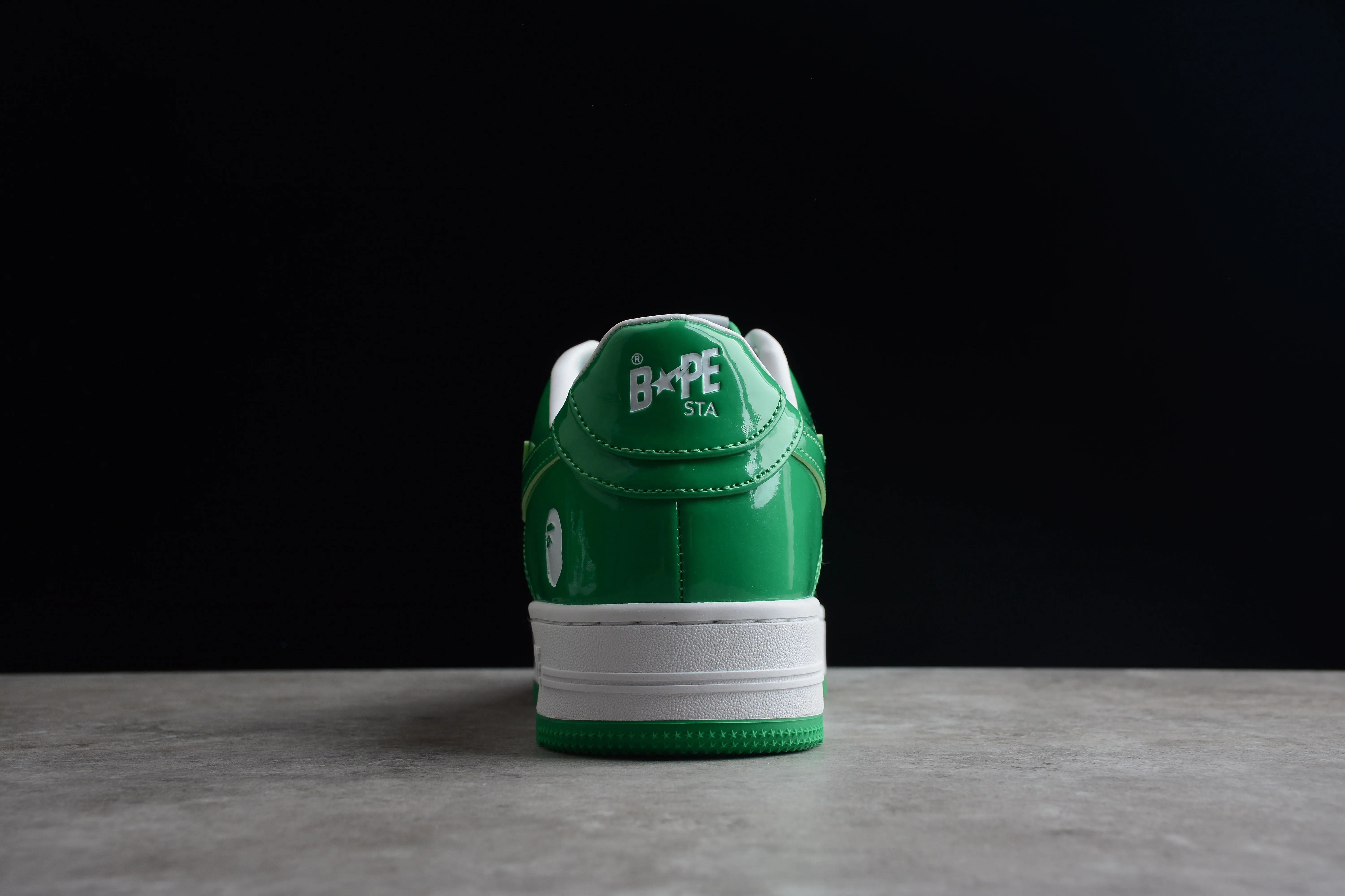 Low-Top and STA BAPE Sneakers Custom design Green Durable White
