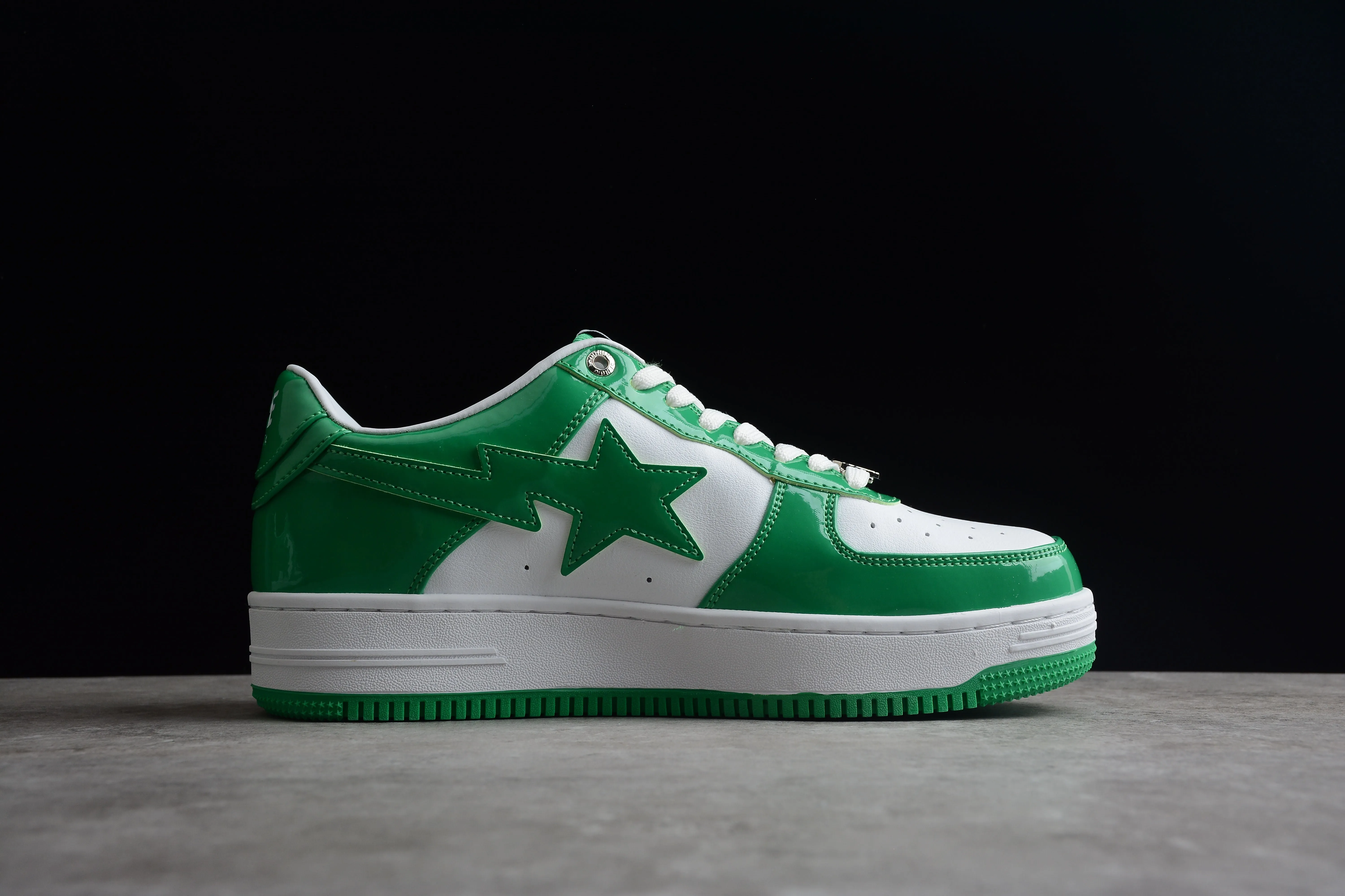 Low-Top and STA BAPE Sneakers Custom design Green Durable White