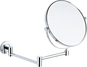 Magnification Wall Mounted Makeup Mirror - Double Sided Mirror Foldable 360° Swivel Bathroom Shaving Mirror, for Bedroom, Vanity Table, Hotel and spas, 8 (Size : 3X)