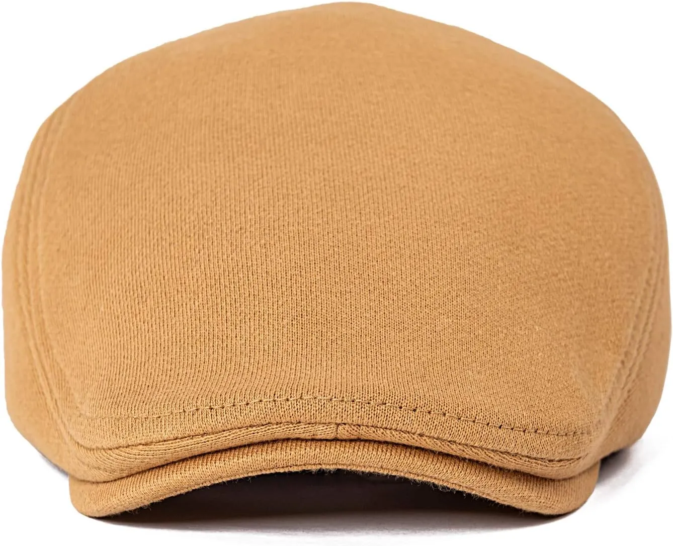Men Cotton Newsboy Cap Soft Fit Cabbie Hat