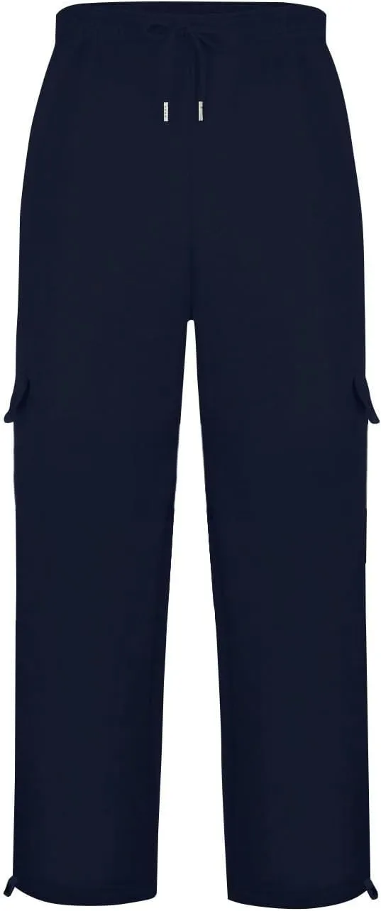Men's Cargo Capri Pants Outdoor Multi Pockets 3/4 Length Quick Dry Workout Hiking Summer Long Cargo Shorts
