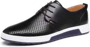 Men's Casual Oxford Shoes Lace-up Dress Shoes Comfortable Fashion Sneakers