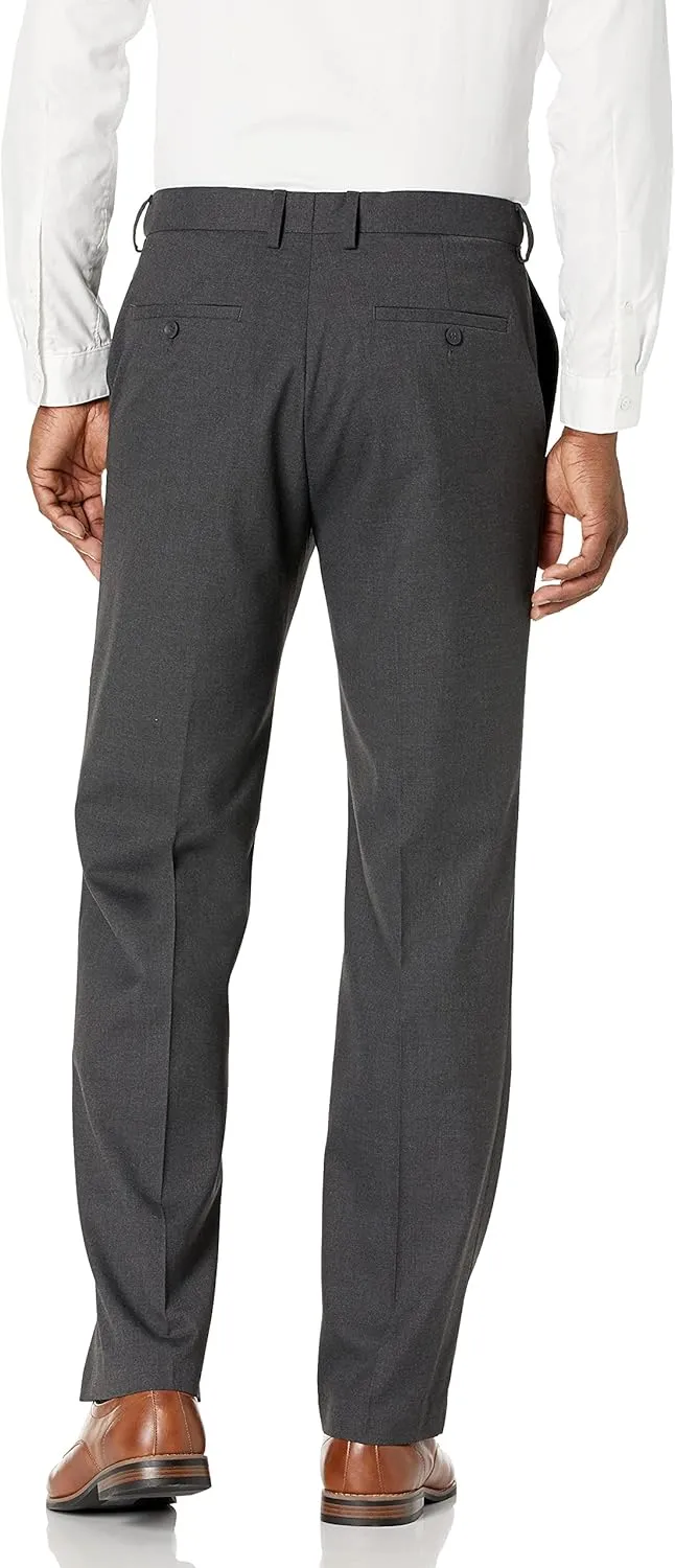 Men's Classic Fit Flat Front Dress Pant-Regular and Big & Tall Sizes