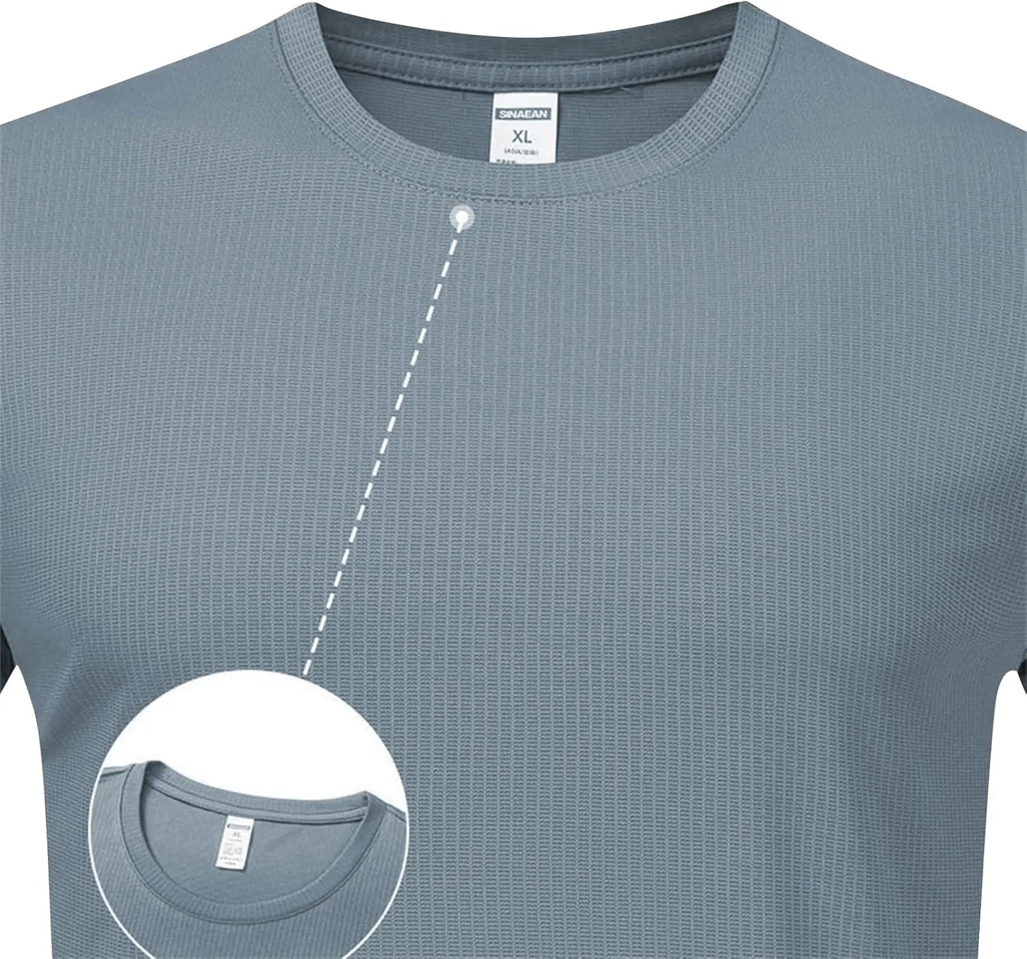 Men's Crewneck Short Sleeve Tops Shirt and Shorts Set 2 Piece Breathable Workout Outfits Slim Fit Athletic Sweatsuit