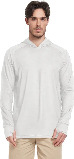 Mens Sun Protection Hoodie Long Sleeve UPF 50   Mens Sun Shirts Quick-Dry Rashguard for Men Sailing Rash Guard