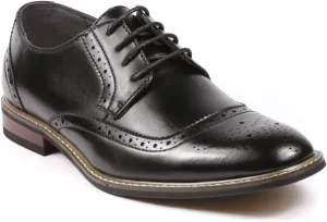 Metrocharm Alex-05 Men's Perforated Lace Up Oxford Dress Shoes