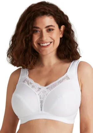 Miss Mary of Sweden Sense Non-Wired Bra – Soft Lace, Full Coverage, Wireless Support