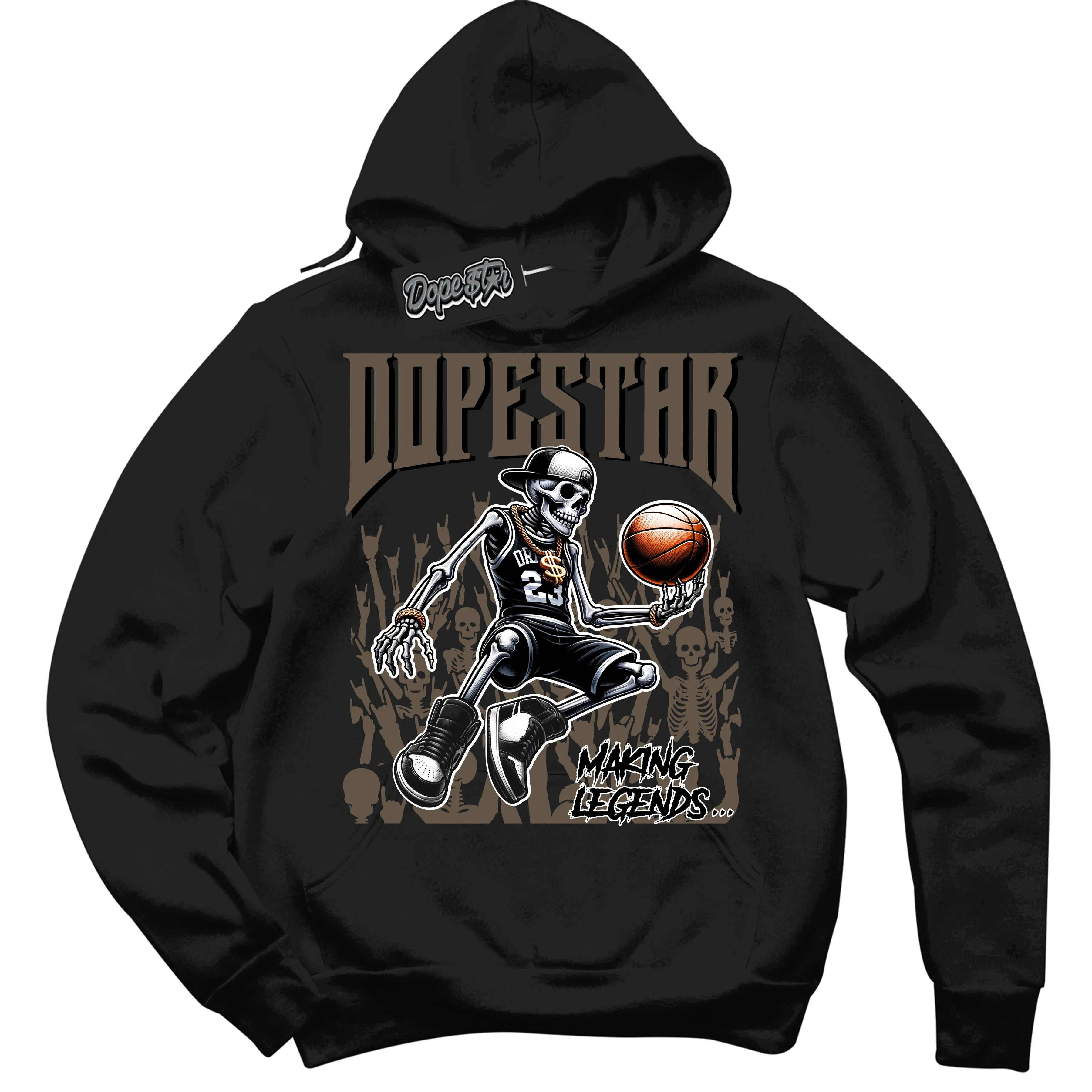 Mocha Palomino 1s Sneaker Hoodie Making Legends Graphic