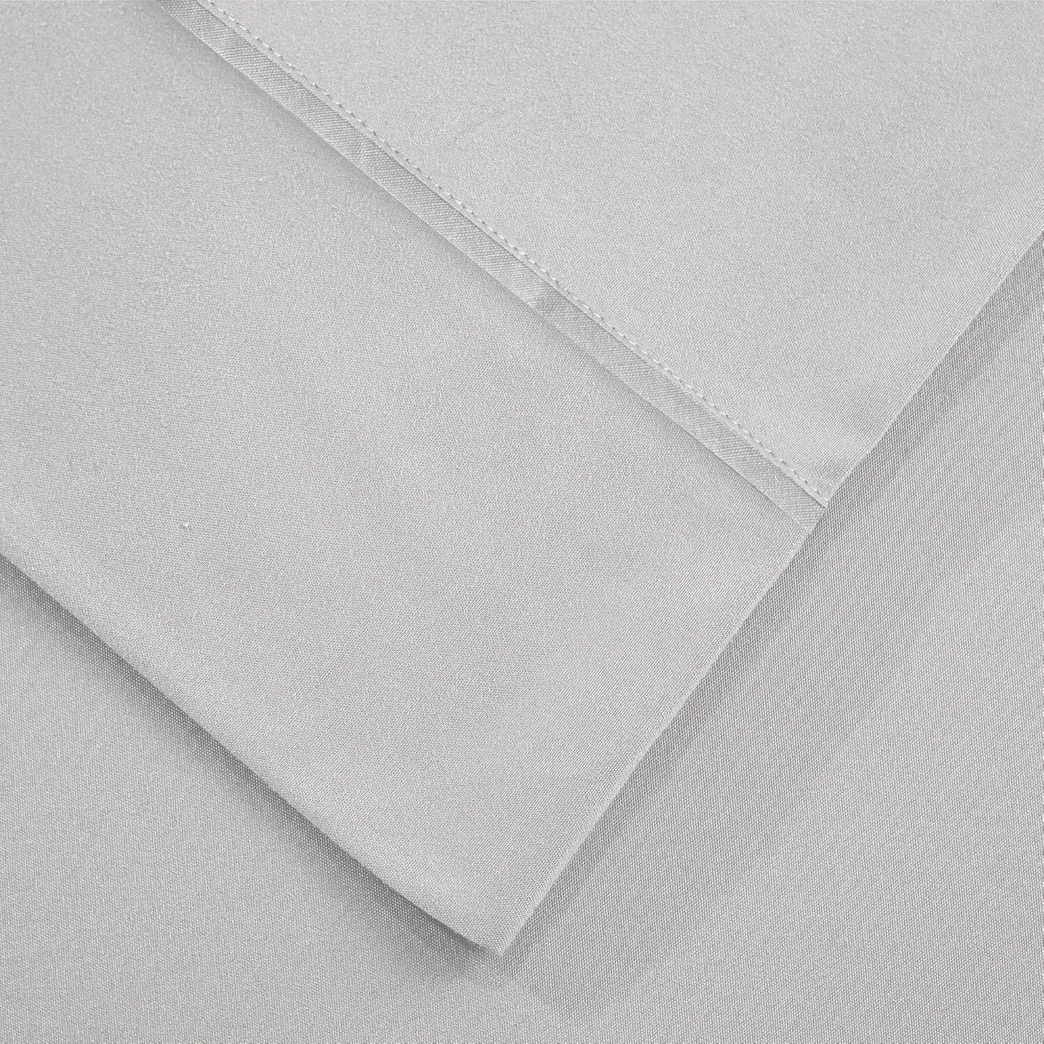 Modern Threads Soft Microfiber Solid Sheets - Luxurious Microfiber Bed Sheets - Includes Flat Sheet, Fitted Sheet with Deep Pockets, & Pillowcases Vapor Blue Queen