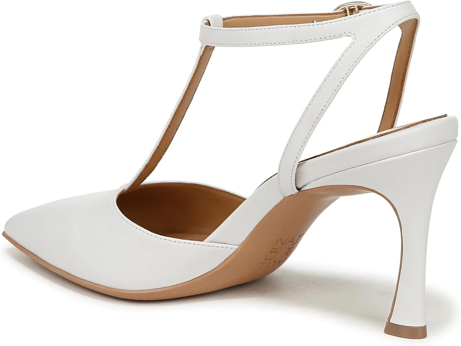 Naturalizer Women's Astrid Pointed Toe T-Strap Pump