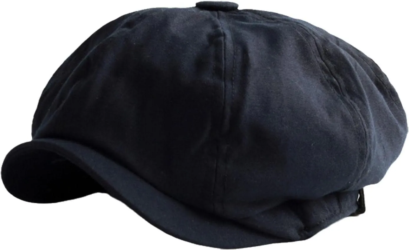 Newsboy Hats for Men Retro Newsboy Peaked Cap Driver Men Cotton Summer Male Spring Vintage Octagonal Khaki Flat Cap