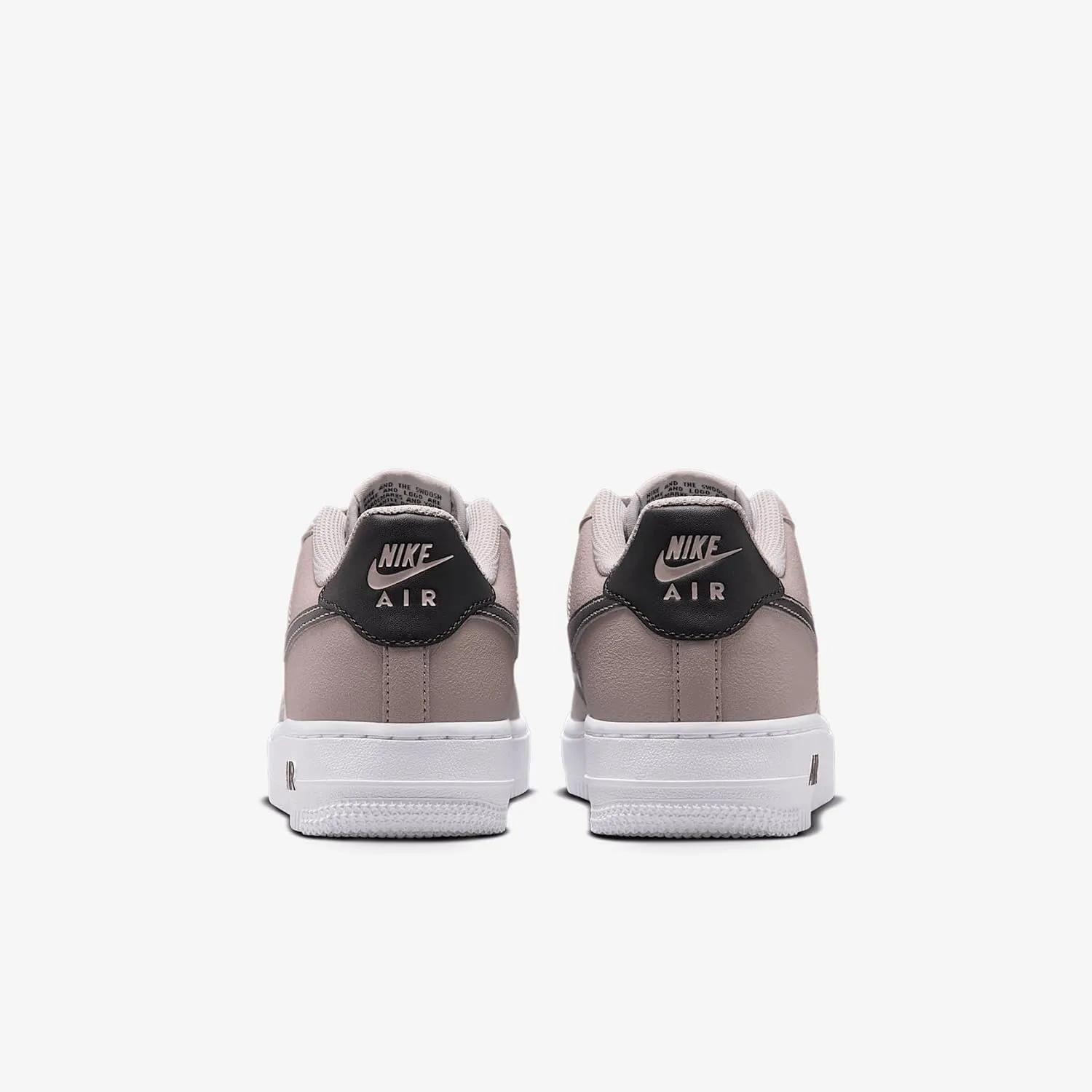 Nike Air Force 1 Big Kids' (Boys') Shoes (HV6360-001, College Grey/White/Black)