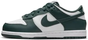 Nike Little Kid's Dunk Low White/Vintage Green Preschool (FB9108 120) - Size 12.5c