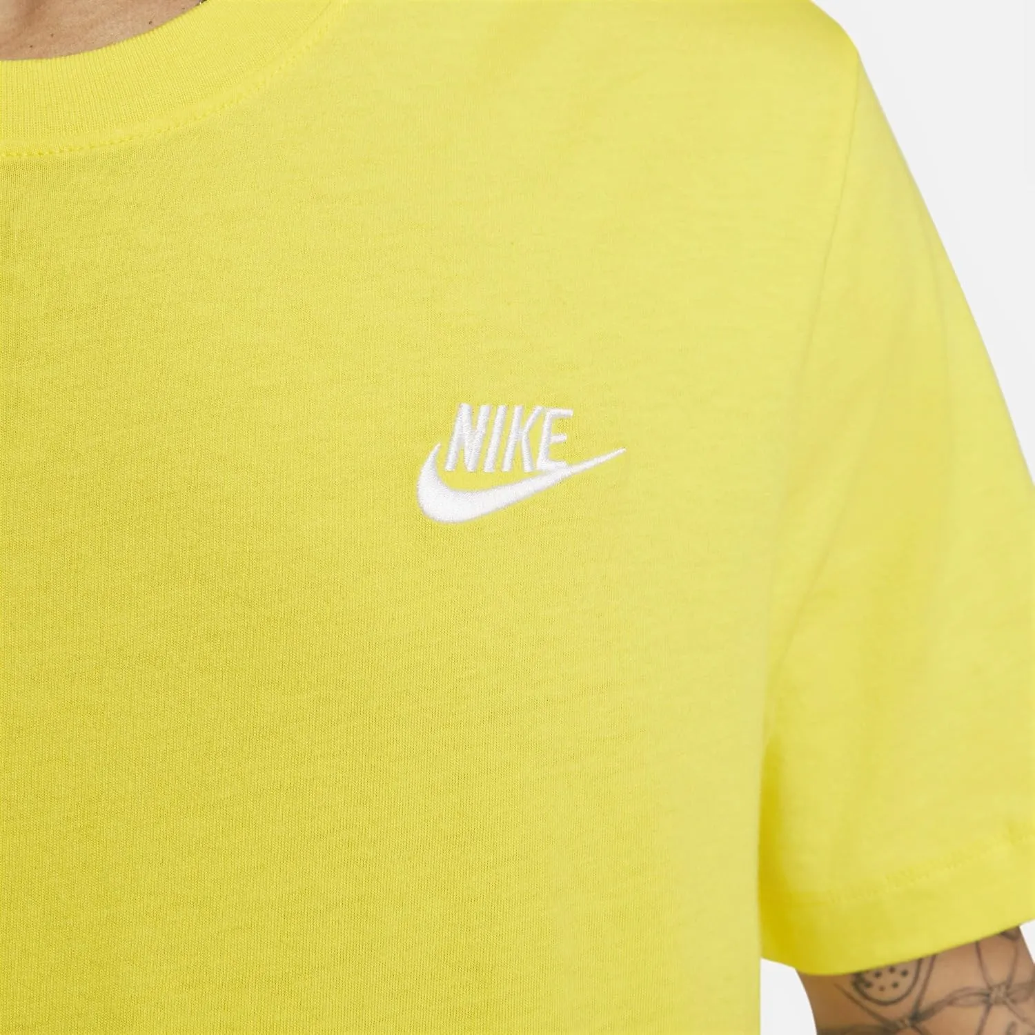 Nike Sportswear Club T-Shirts (Signal Blue/White, AR4997-403)