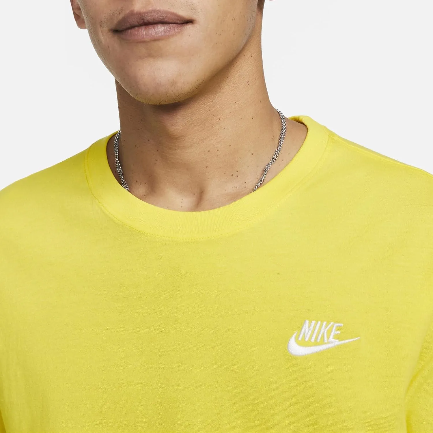 Nike Sportswear Club T-Shirts (Signal Blue/White, AR4997-403)