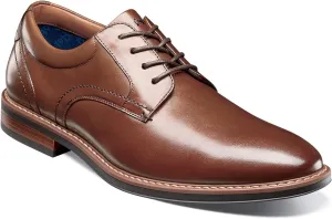 Nunn Bush Men's Centro Flex Plain Toe Oxford Dress Casual Leather Comfortable Lace Up