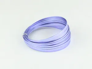 OASIS FLAT ALUMINIUM WIRE 5MM X1MM X 10M, SOFT LILAC
