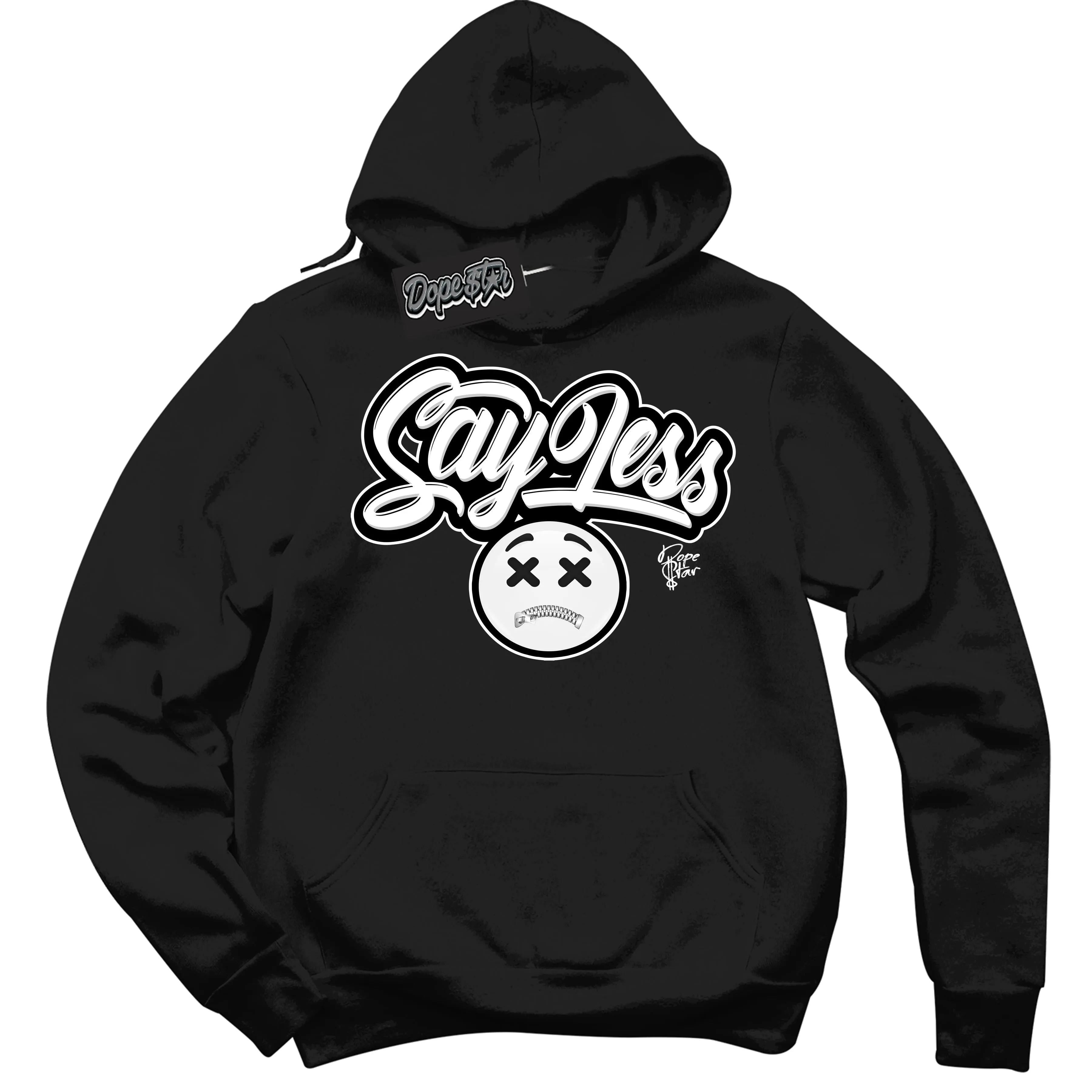 Off Noir Toe 1s Sneaker Hoodie Say Less Graphic