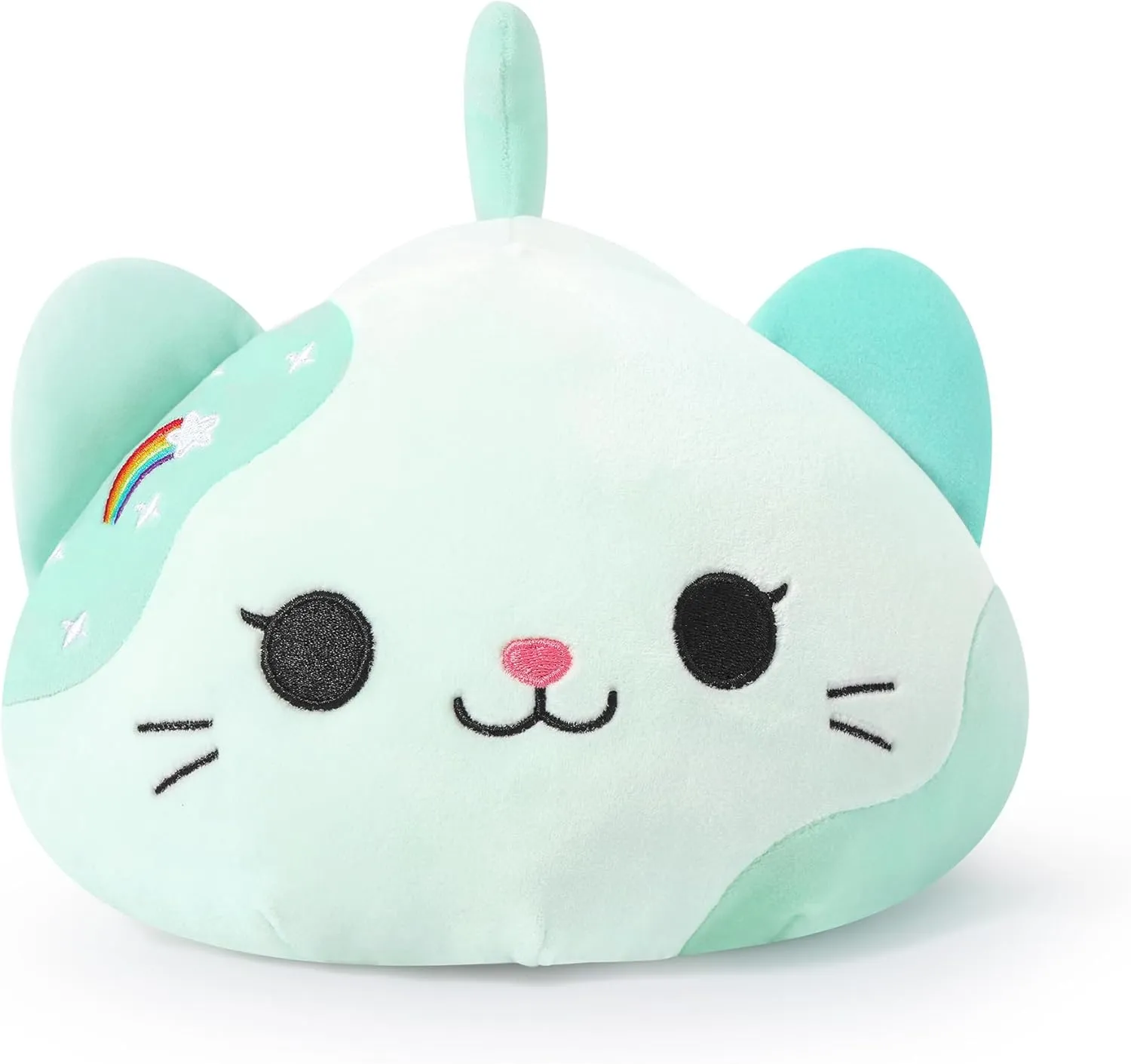 Onsoyours Original Rainbow Cat Plush 13 Inch Kitty Plushies Toy Kitten Stuffed Animal Soft Pillow Kawaii Plushie Gift for Kids & Adults (Rainbow Cat, 13")