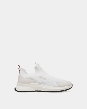 Outline Sneaker In White Knit