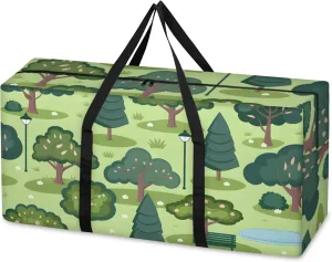 Park Trees Extra Large Moving Bags with Zippers and Carrying Handles Heavy Duty Storage Bags Tote Moving Boxes Packing Supplies Space Saving for Moving College Dorm