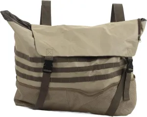 Pilipane Outdoor Off Road Spare Tire Trash Bag Heavy Duty PVC Oxford Cloth Car Spare Tire Trash Storage Bag for Camping and Emergency Tools Khaki 60x58x18cm