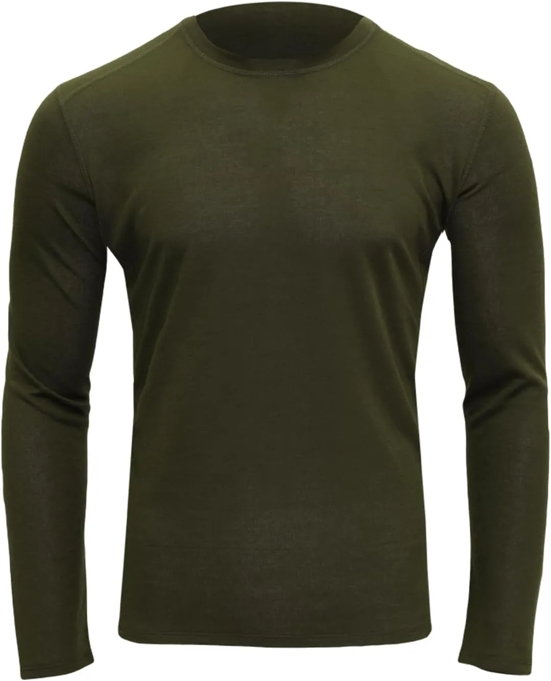 Polarmax Men's Double Layer Crew Neck Thermal Moisture-Wicking Long Sleeve Relaxed Fit Flat Seam Baselayer Top