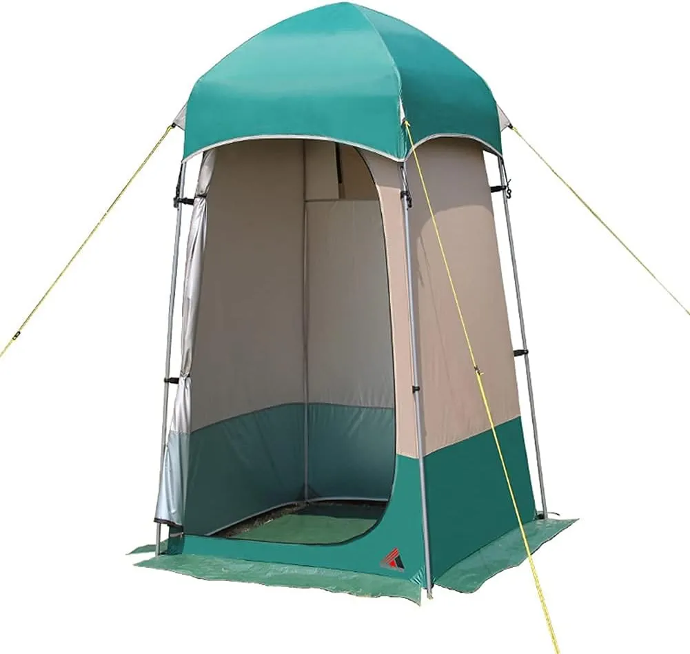 Pop Up Privacy Shower Tent, Portable Outdoor Bathroom Tent with 20L Shower Water Bag - Easy Set Up, Foldable with Carry Bag