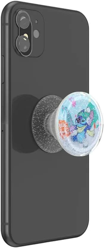 POPSOCKETS Phone Grip with Expanding Kickstand - Lilo & Stitch - Tidepool Stitch Snowglobe