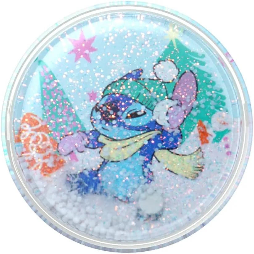 POPSOCKETS Phone Grip with Expanding Kickstand - Lilo & Stitch - Tidepool Stitch Snowglobe