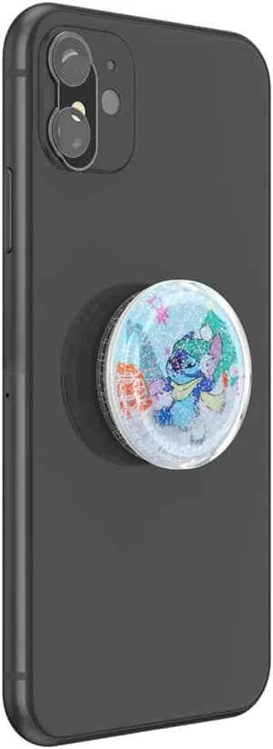 POPSOCKETS Phone Grip with Expanding Kickstand - Lilo & Stitch - Tidepool Stitch Snowglobe