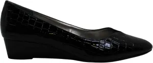 Proxy Emastine-PR Women's Pump, 9 C/D US, Black-Crocodile