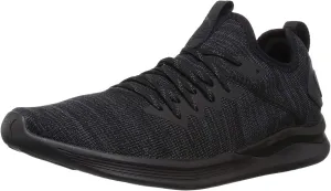 PUMA mens Ignite Flash Evoknit Sneaker, Puma Black, 7.5 US