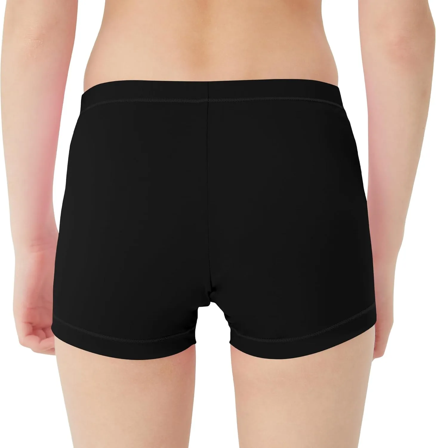 QBK 2T-14 Years Girls Swim Shorts Toddler Boyshort Swimsuit UPF 50  Quick Dry Rash Guard Swim Bottoms