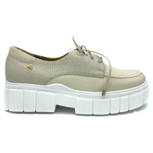 "Salu" Oxford Platform Leather Shoes