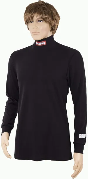 RaceQuip® 421997RQP Underwear Top SFI 3.3 Long Sleeve High Collar Black 2XL