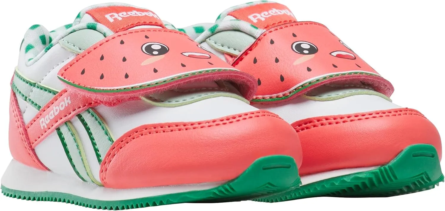 Reebok Unisex-Child Kid's Smash Edge Elastic & Top Strap Sneaker